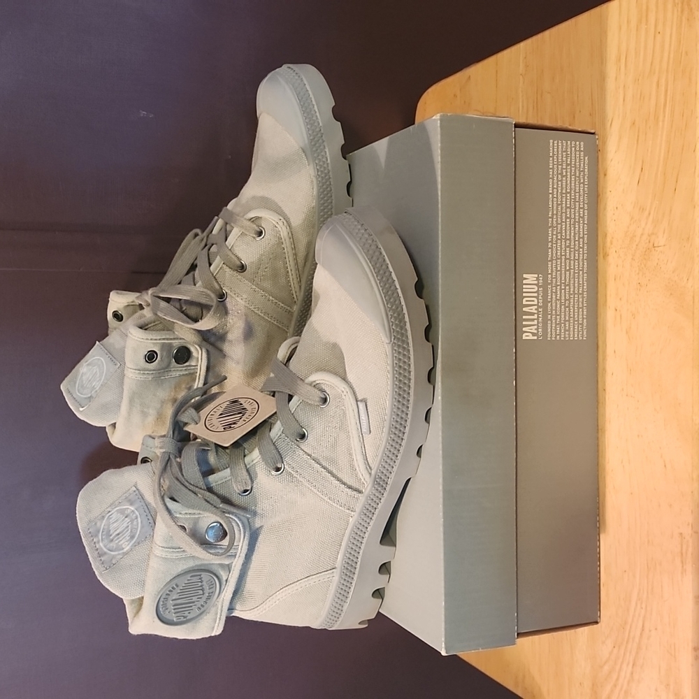 Palladium Light gray Pallabrouse Baggy Boot